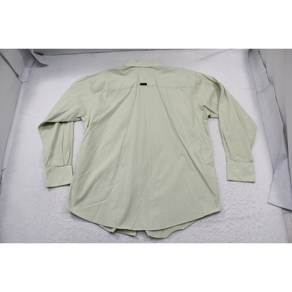 Ted Baker London Dress Shirt Light Green Long Sleeve Mens Size 17 34/35 XL - Picture 8 of 10
